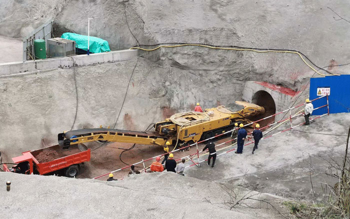 水利隧洞！mg不朽情缘隧道掘进机买通要害一环！