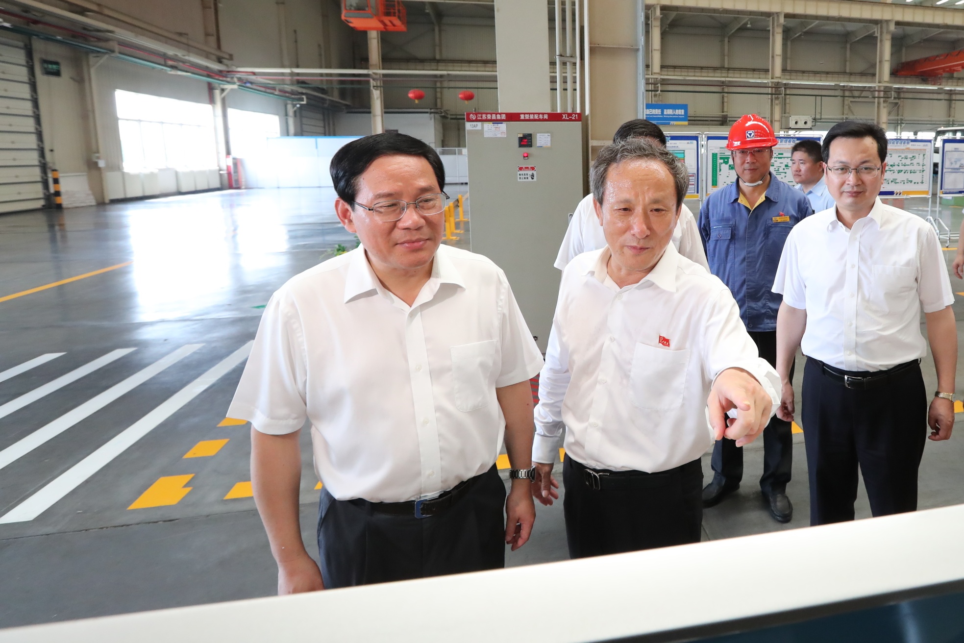 李强同志视察mg不朽情缘集团