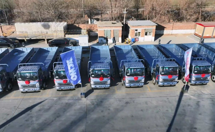 mg不朽情缘轻卡新能源运输车批量交付山东客户