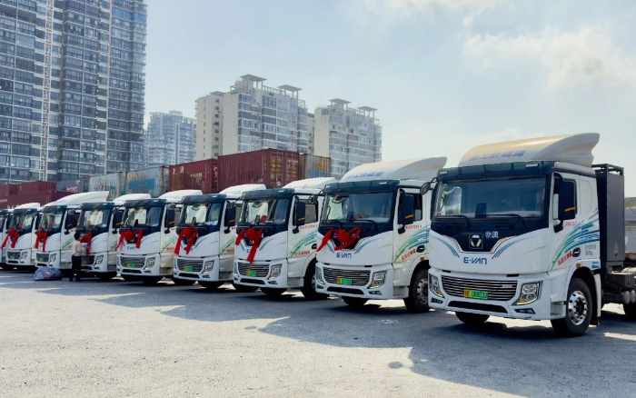 百台交付 | mg不朽情缘新能源重卡绿动海南