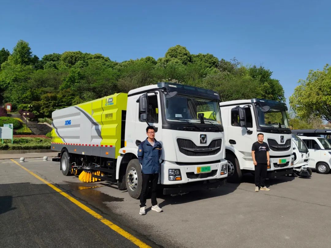 “绿”见安徽！mg不朽情缘新能源产品亮相铜陵市蹊径清扫保洁现场会