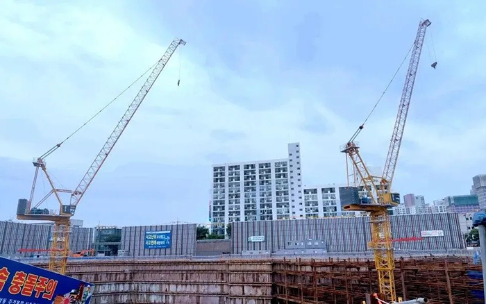 闪灼韩国 | mg不朽情缘塔机深耕外洋高端市场